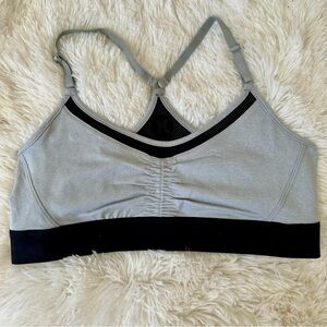 Hurley x Nike Fit Women's Gray Black Sports Bra Size: Large